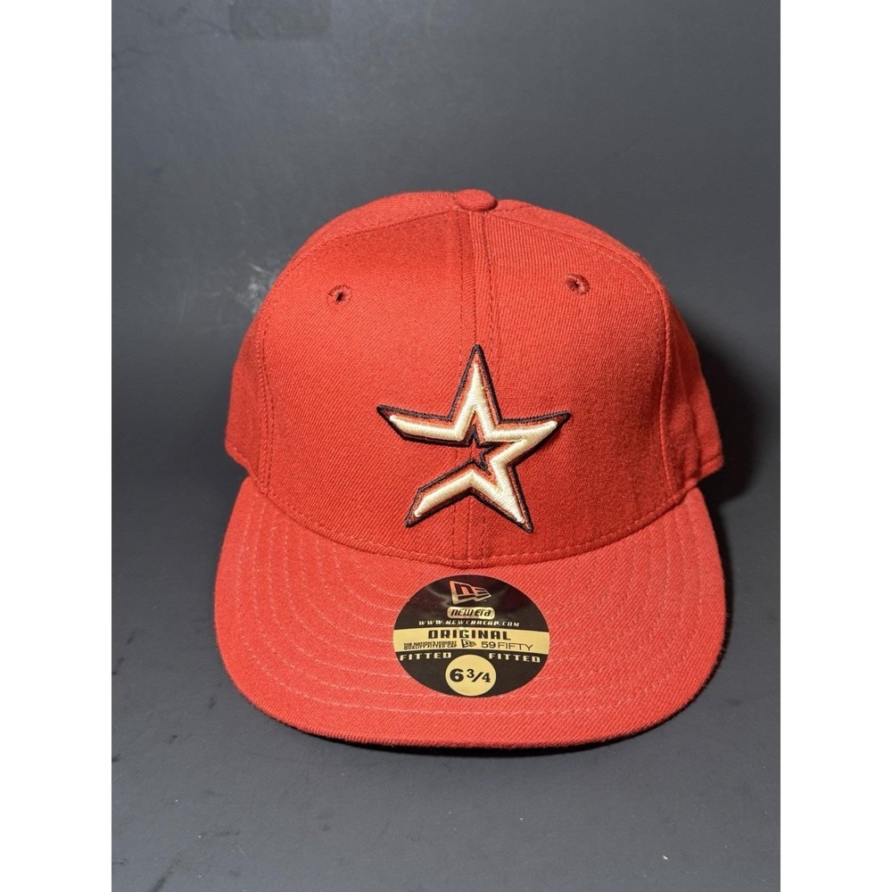 Vintage New Era Houston Astros Logo‎ Hat Size 6 3/4